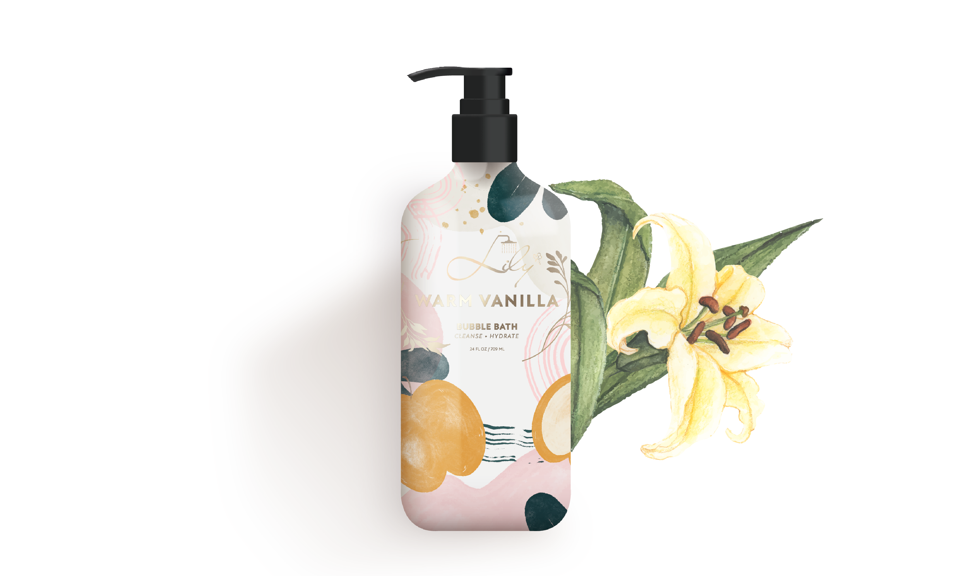Private Label Warm vanille bubbelbadfabrikant - Lily Bath 3