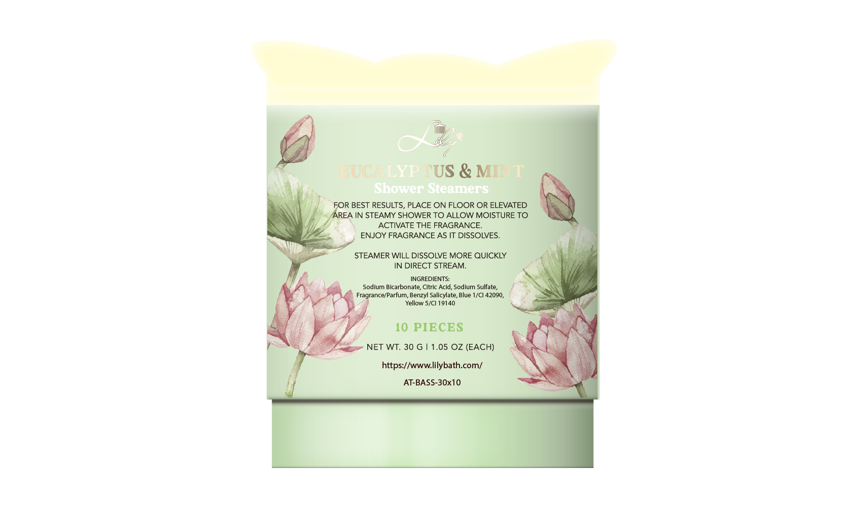 Customized Private Label Frog Shaped Eucalyptus & Mint Shower Steamers Manufacturer - Infused With Essential Oils - Lily Bath 2