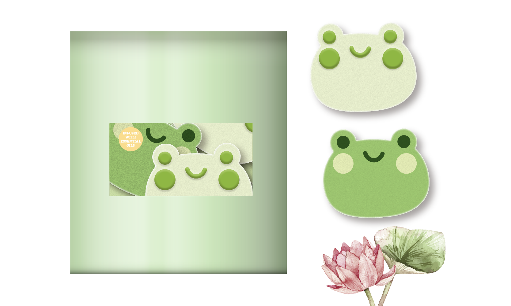 Customized Private Label Frog Shaped Eucalyptus & Mint Shower Steamers Manufacturer - Infused With Essential Oils - Lily Bath 6