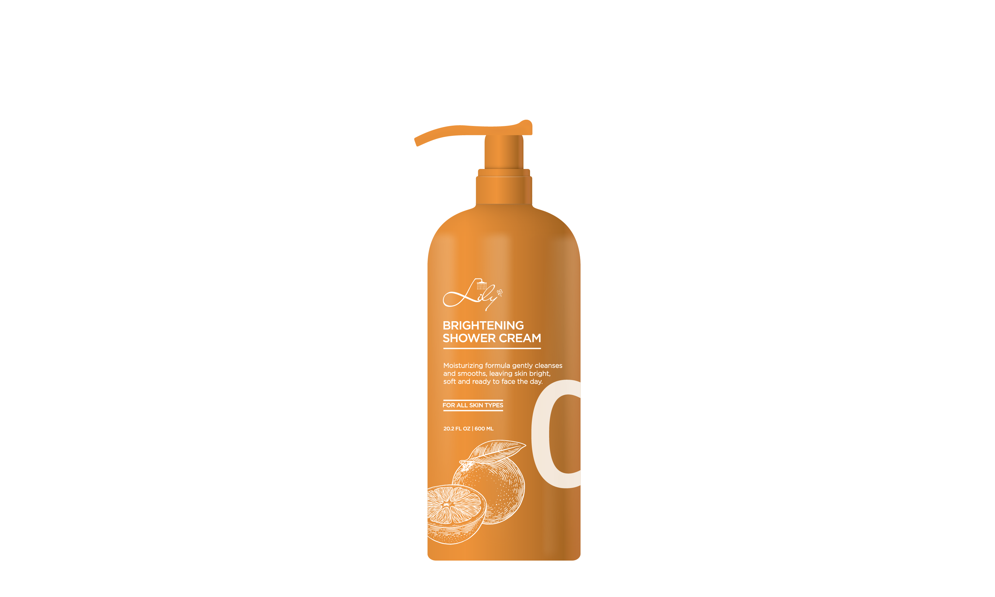 Customized Private Label Brightening Vitamin C Shower Cream Manufacturer - Citrus - Lily Bath 1