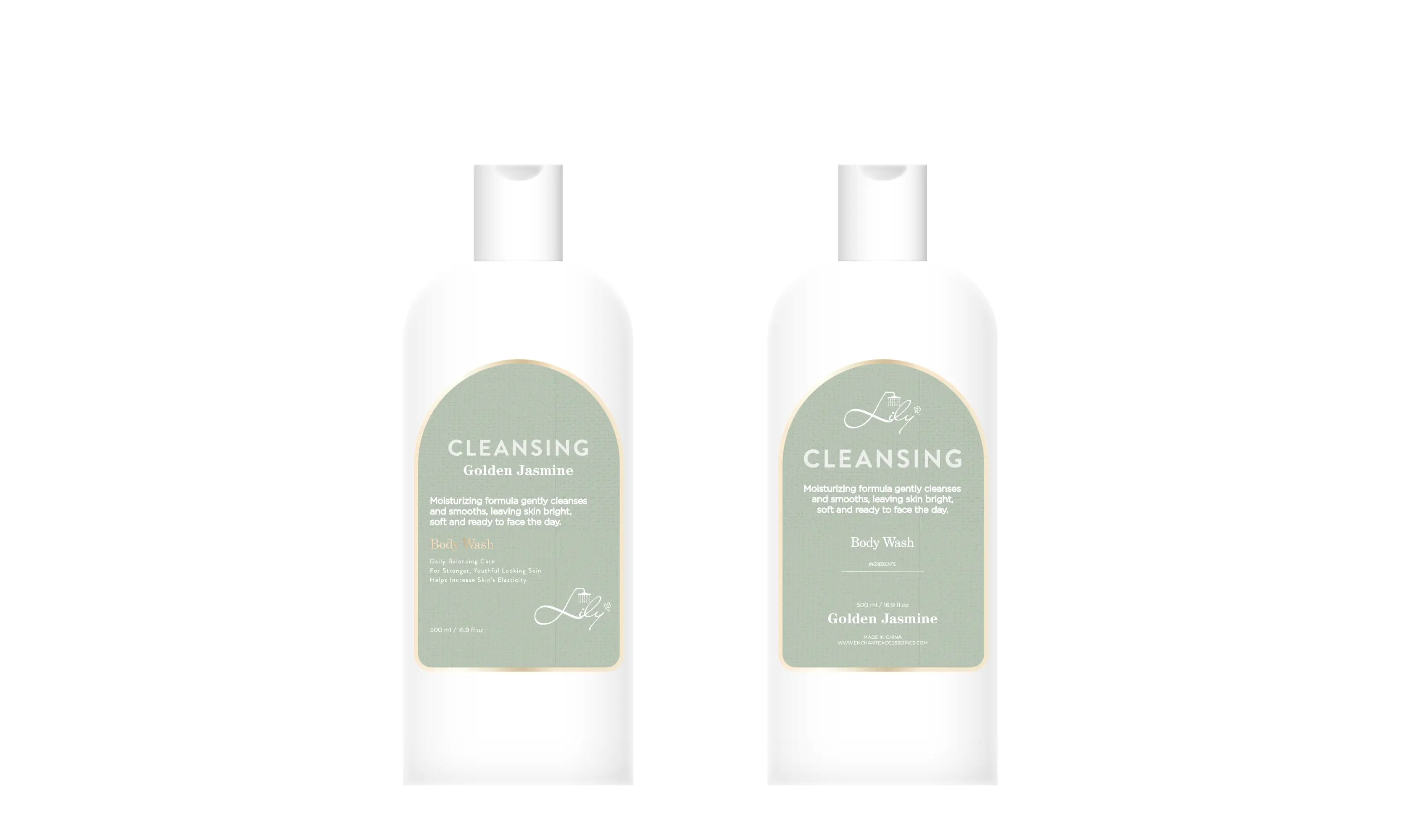 Body Wash Company Plastic Cap - - Lily Bath 2