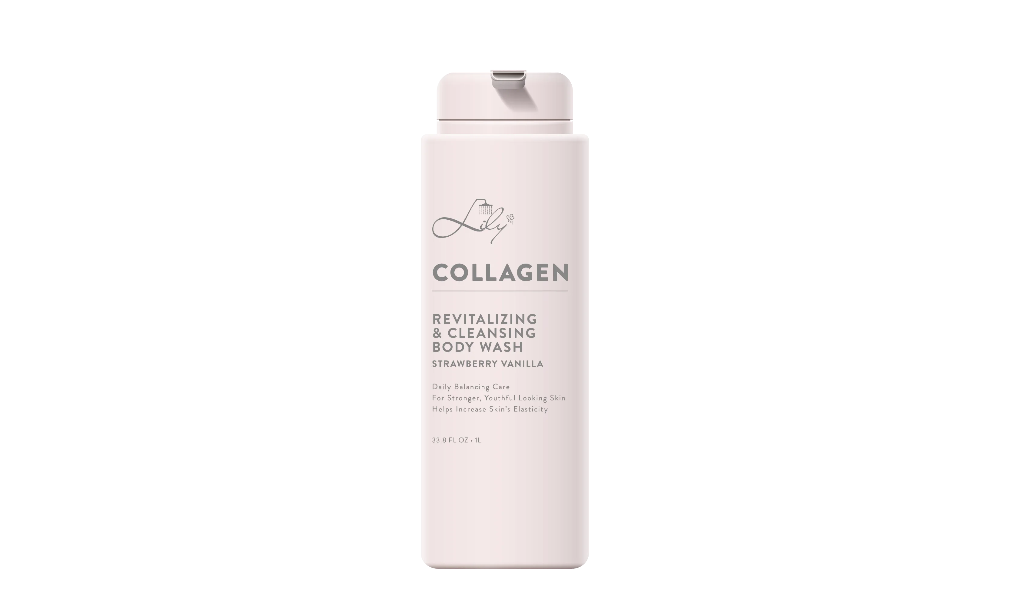 Plej bonkvalita privata etikedo Strawberry Vanilla Odcent Revitalizing & Puriga Korpa Lava Fabrikisto - Riĉigita per kolageno - Lily Bath 1