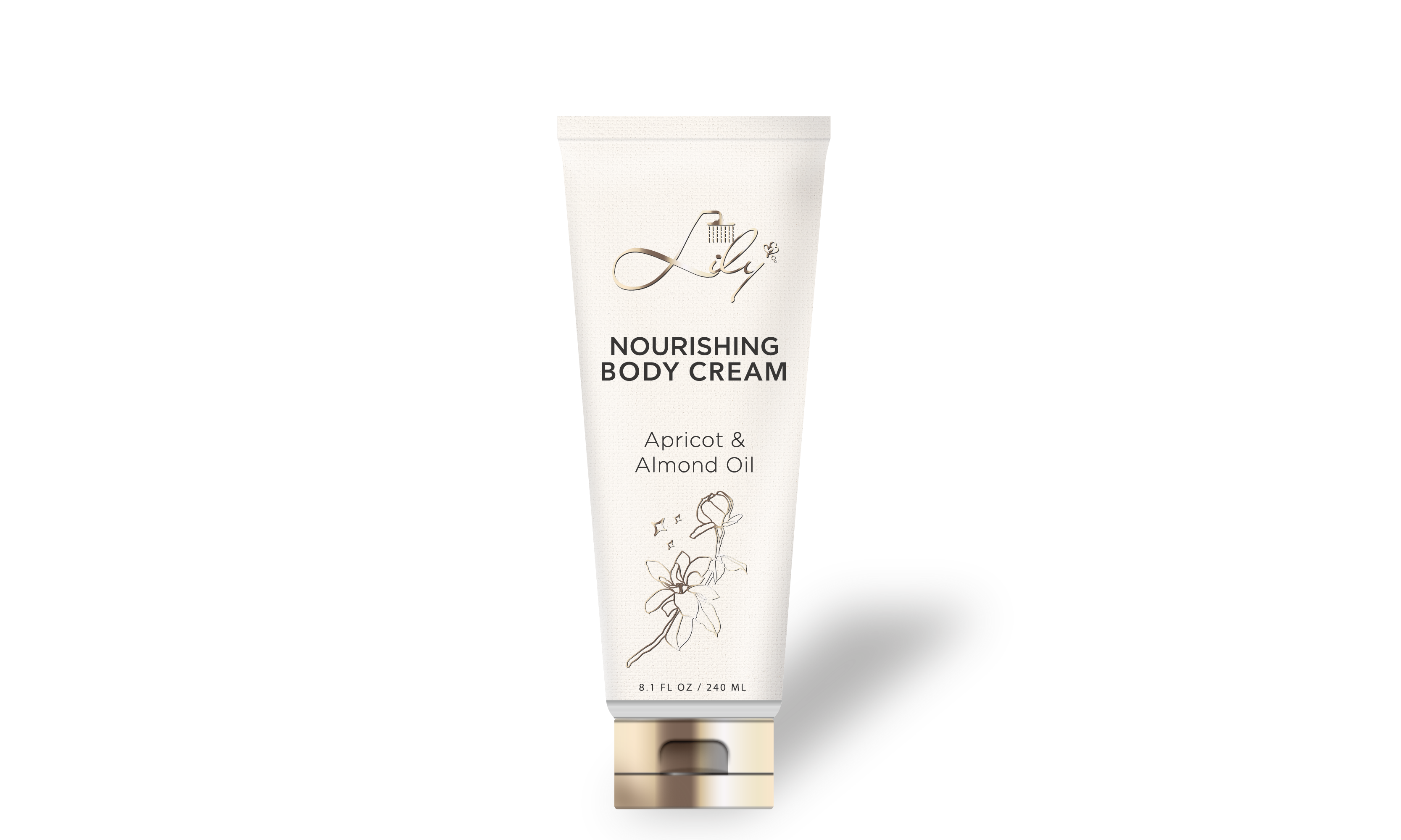 Apricot de marca privada de luta de luxo & Óleo de amêndoa Nourishing Body Cream Fabricante - Lily Bath 1