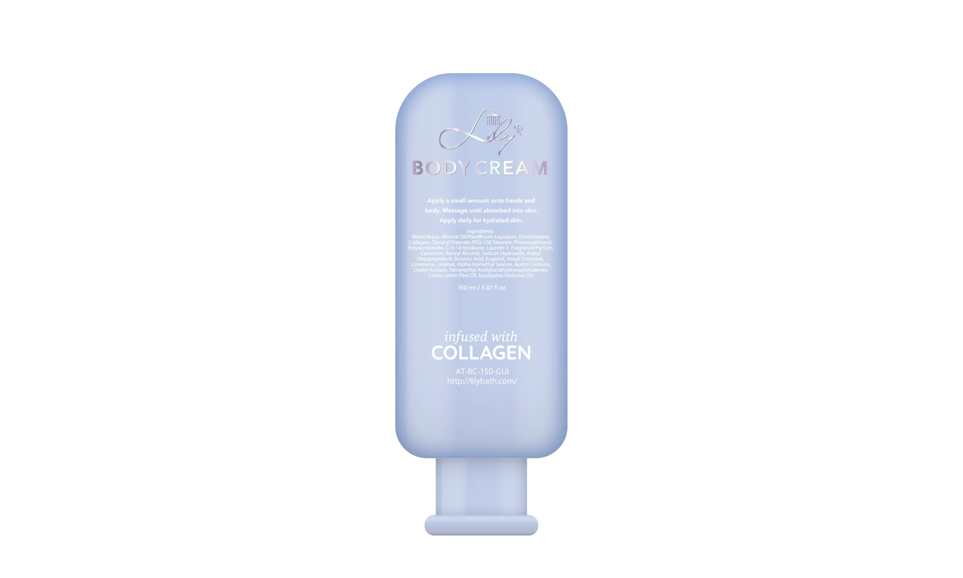 Body Cream Wholesale HDPE Bottle - - Lily Bath 2