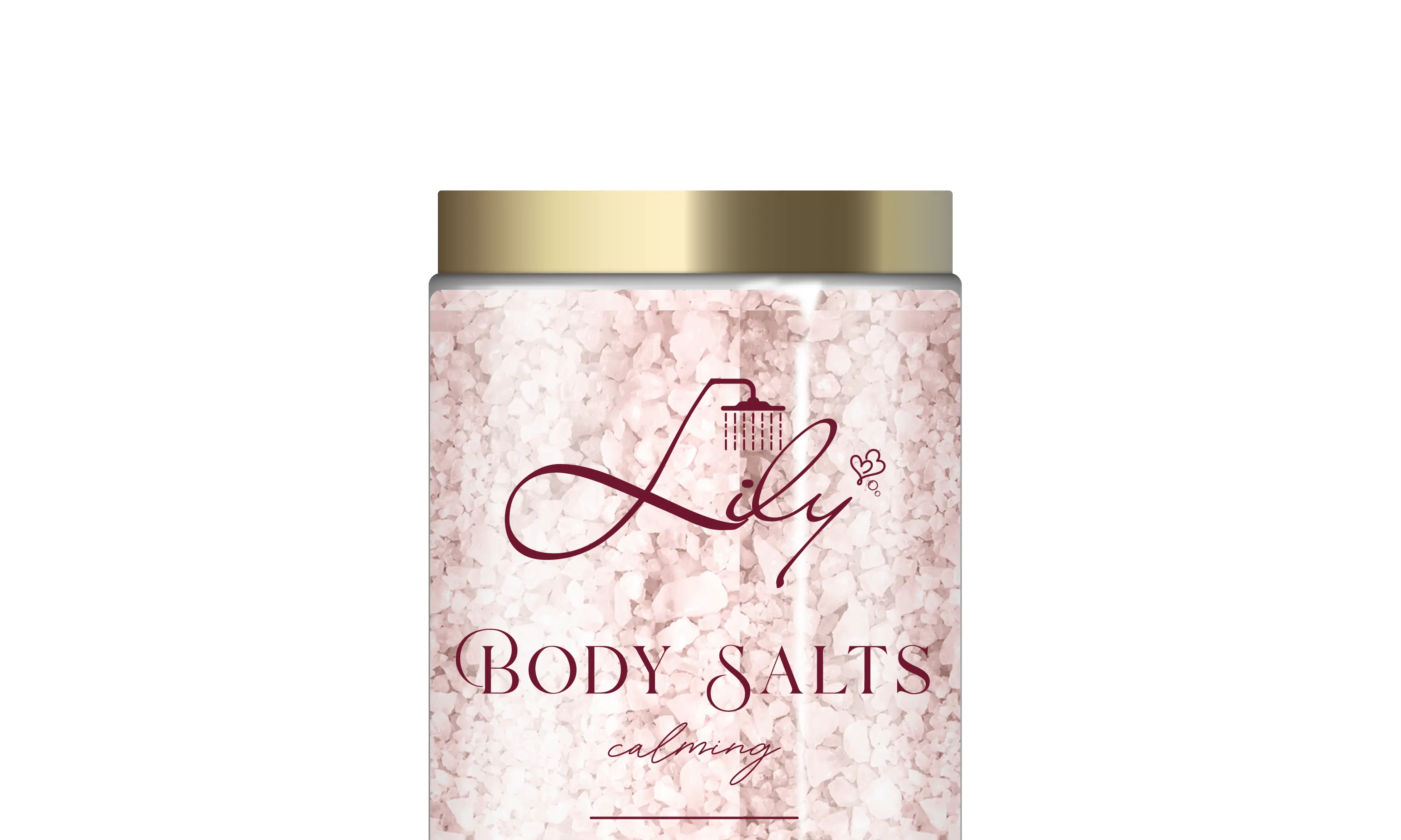 Private Label Bath Salts Pink - - Lily Bath 3