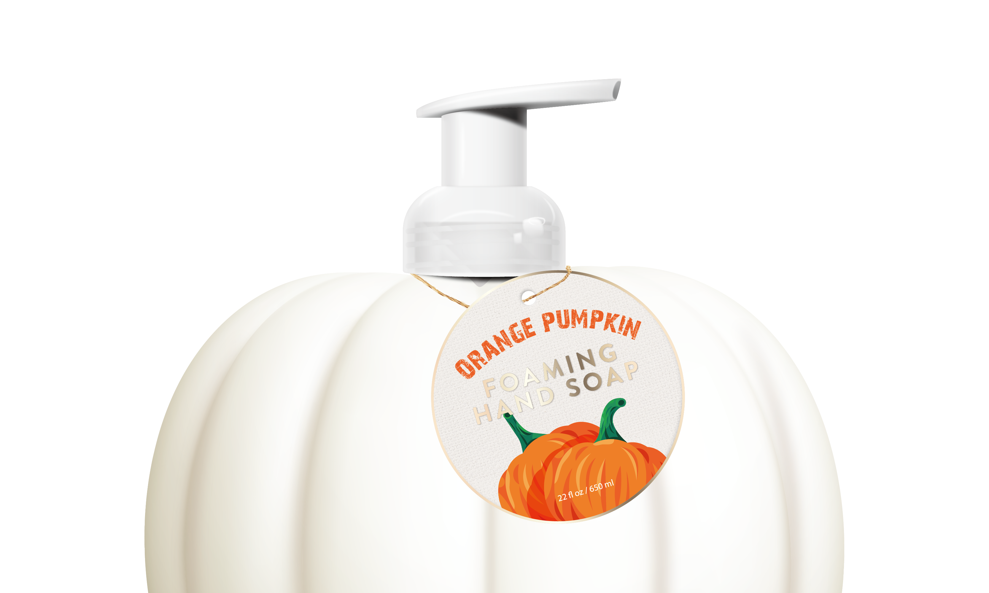 Étiquette privée personnalisable Bouteille de forme spéciale Orange Pumpkin Mousiner Hand Soap Fabricant - Lily Bath 2