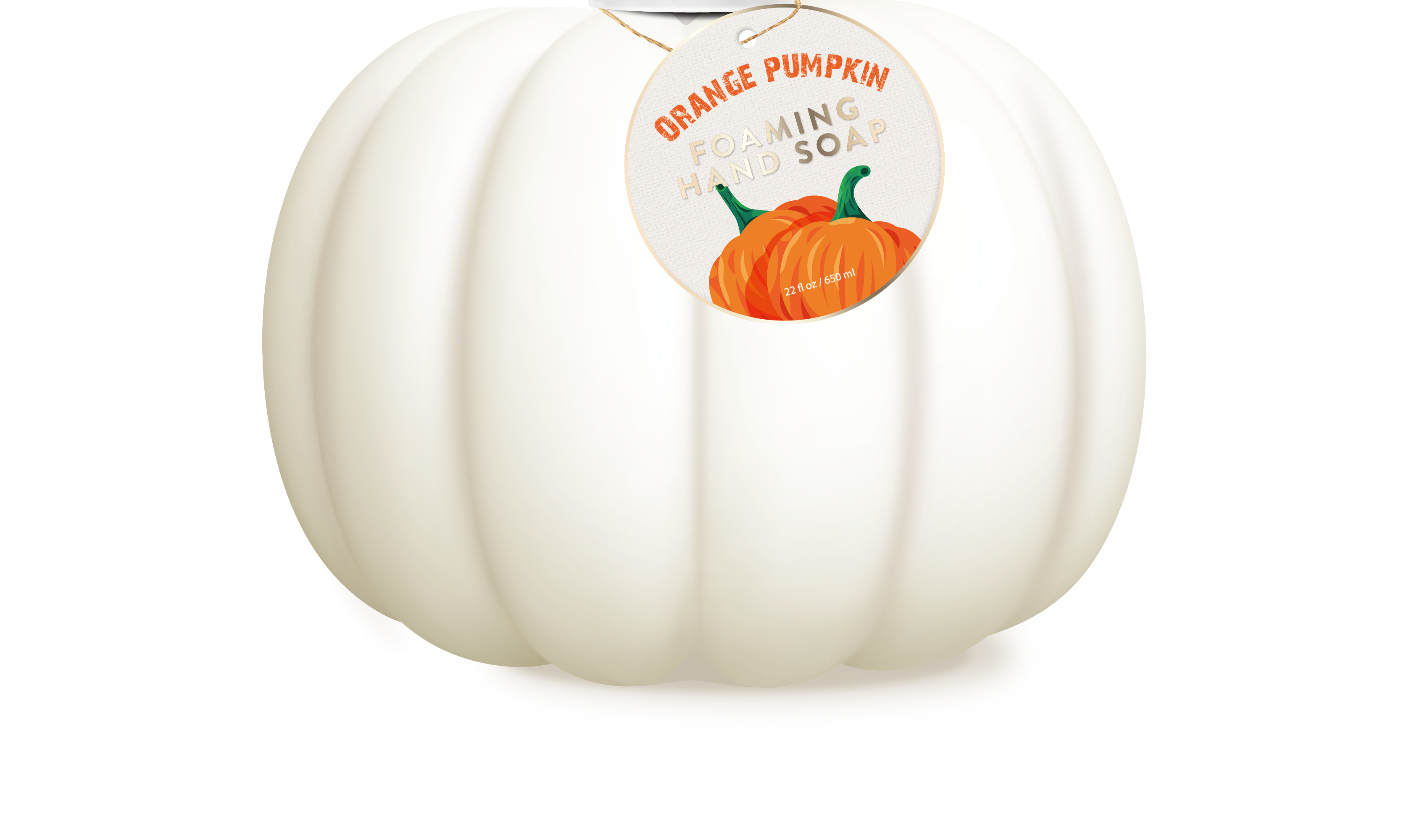 Étiquette privée personnalisable Bouteille de forme spéciale Orange Pumpkin Mousiner Hand Soap Fabricant - Lily Bath 3