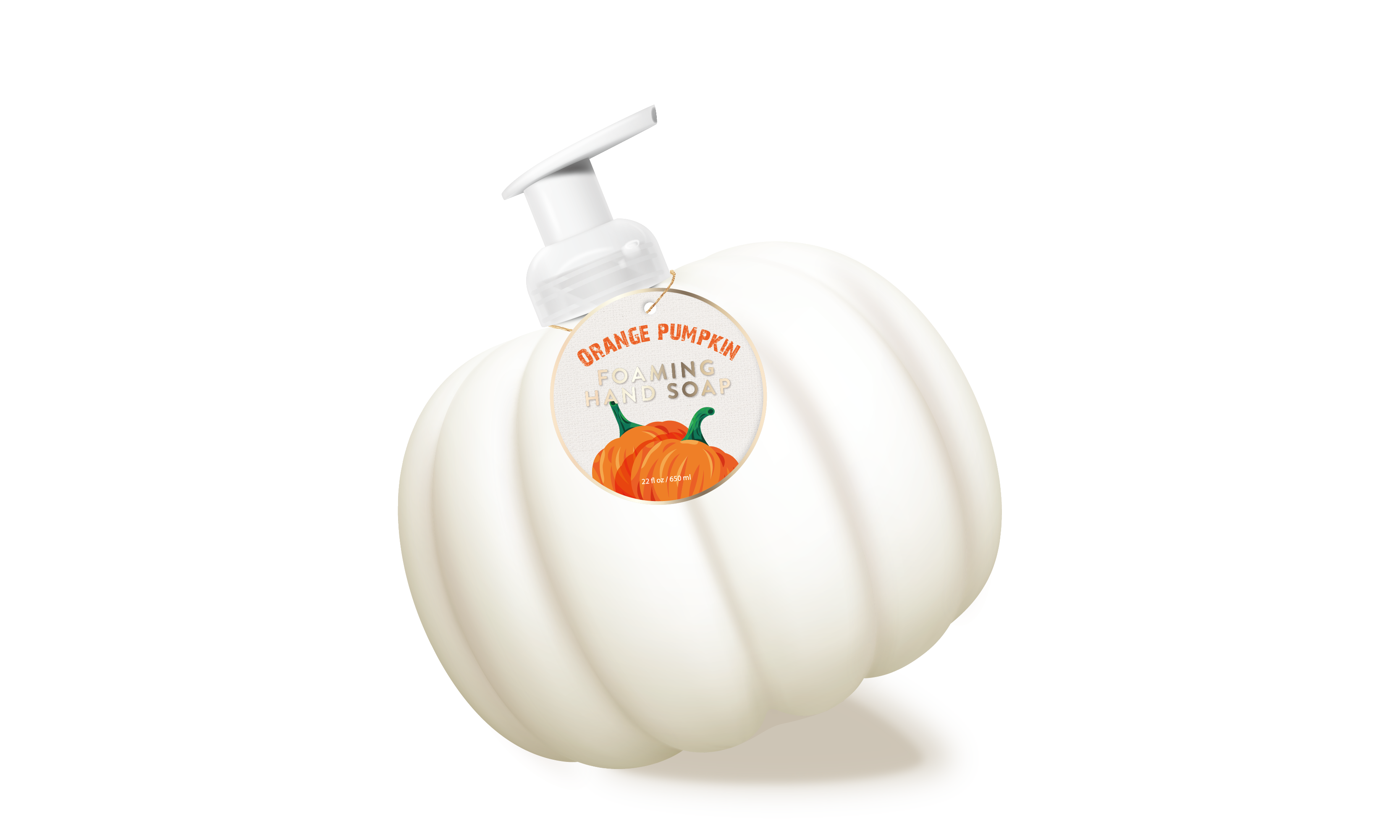 Étiquette privée personnalisable Bouteille de forme spéciale Orange Pumpkin Mousiner Hand Soap Fabricant - Lily Bath 4