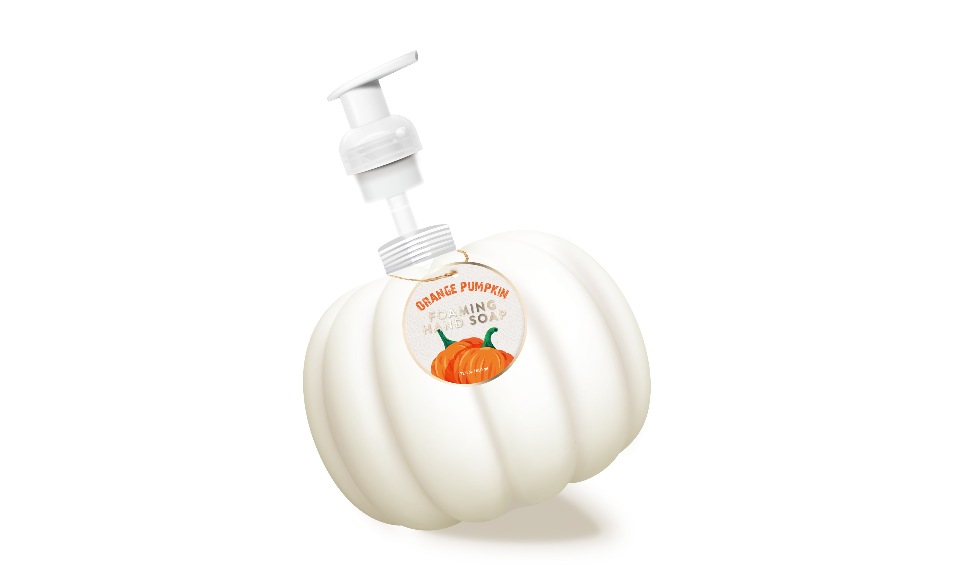 Étiquette privée personnalisable Bouteille de forme spéciale Orange Pumpkin Mousiner Hand Soap Fabricant - Lily Bath 5