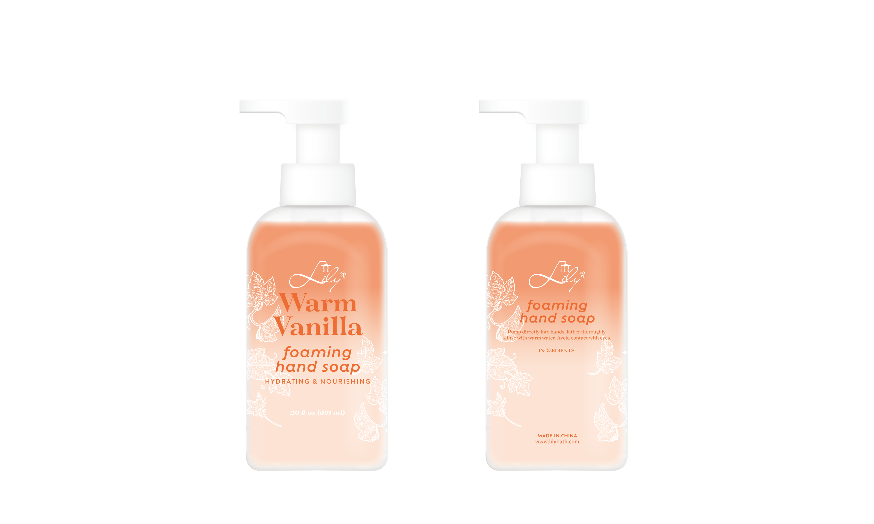 Melhor marca Privada Private Warm Vanilla Hydration & Nourish Foaming Hand Soap Fabricante - Lily Bath 2