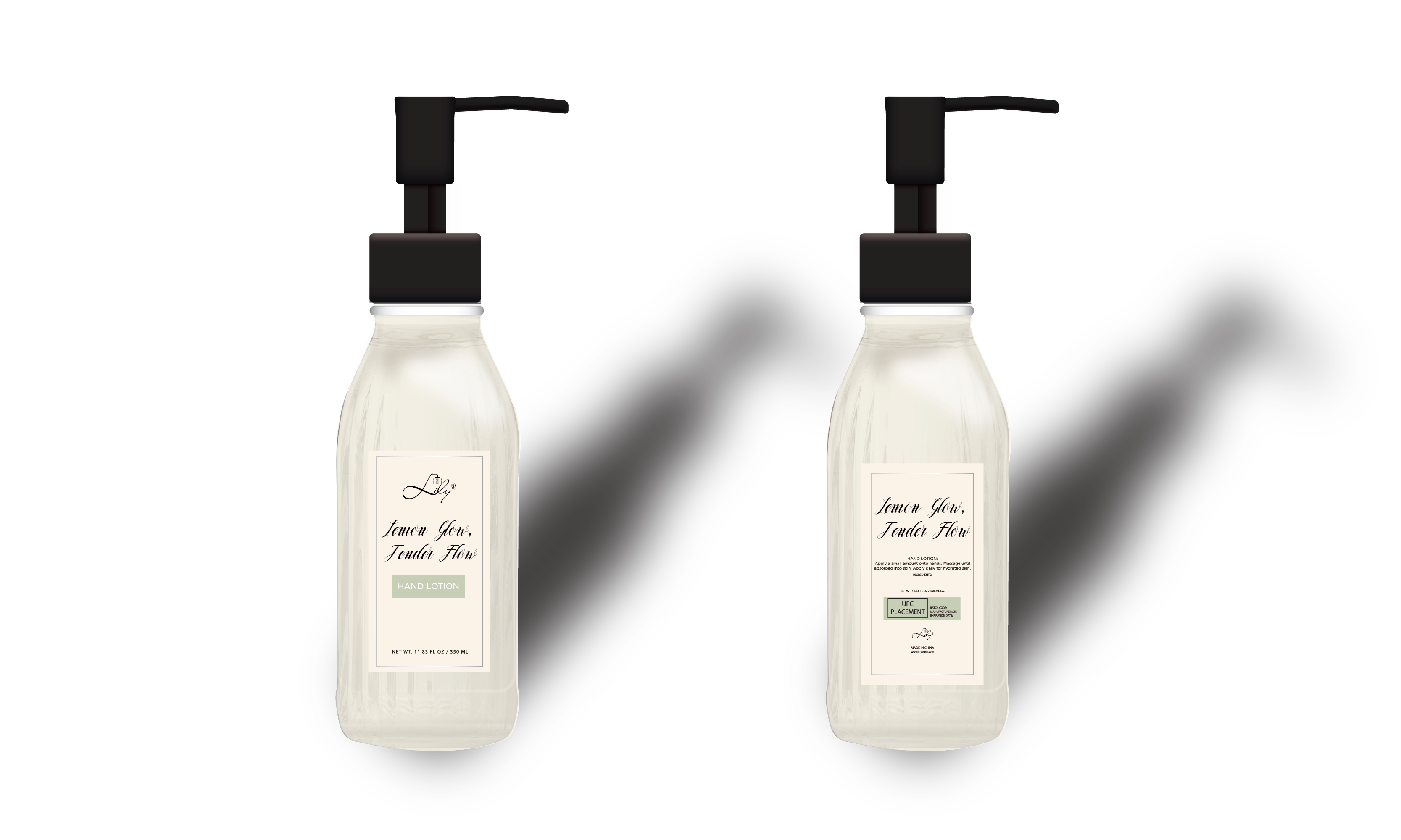 Elegante marca própria Lemon Glow Tender Flow Hand Lotion Fabricante - Lily Bath 2