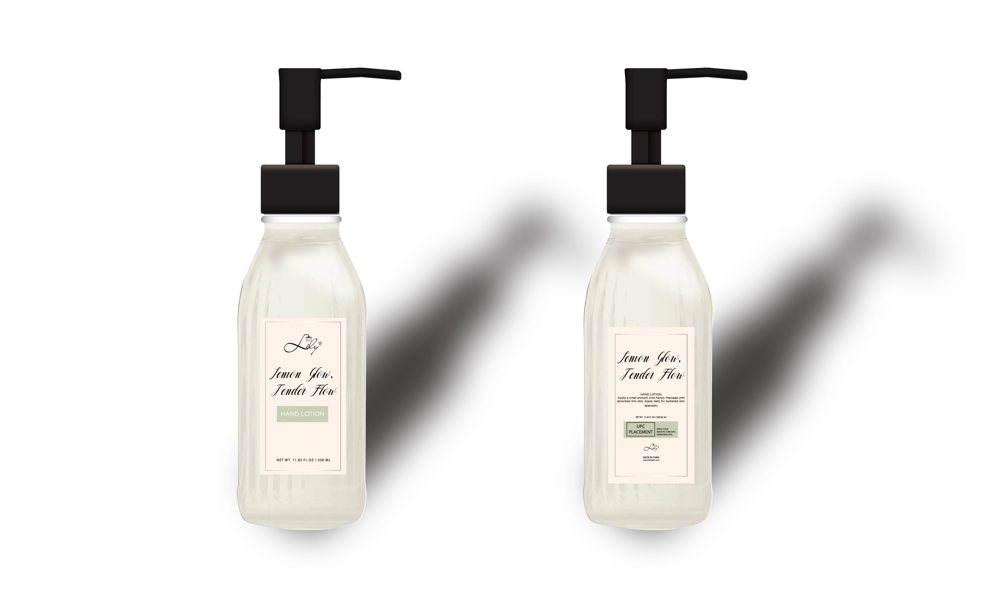 Elegant Private Label Lemon Glow Tender Flow Hand Lotion Manufacturer - Lily Bath-1 2