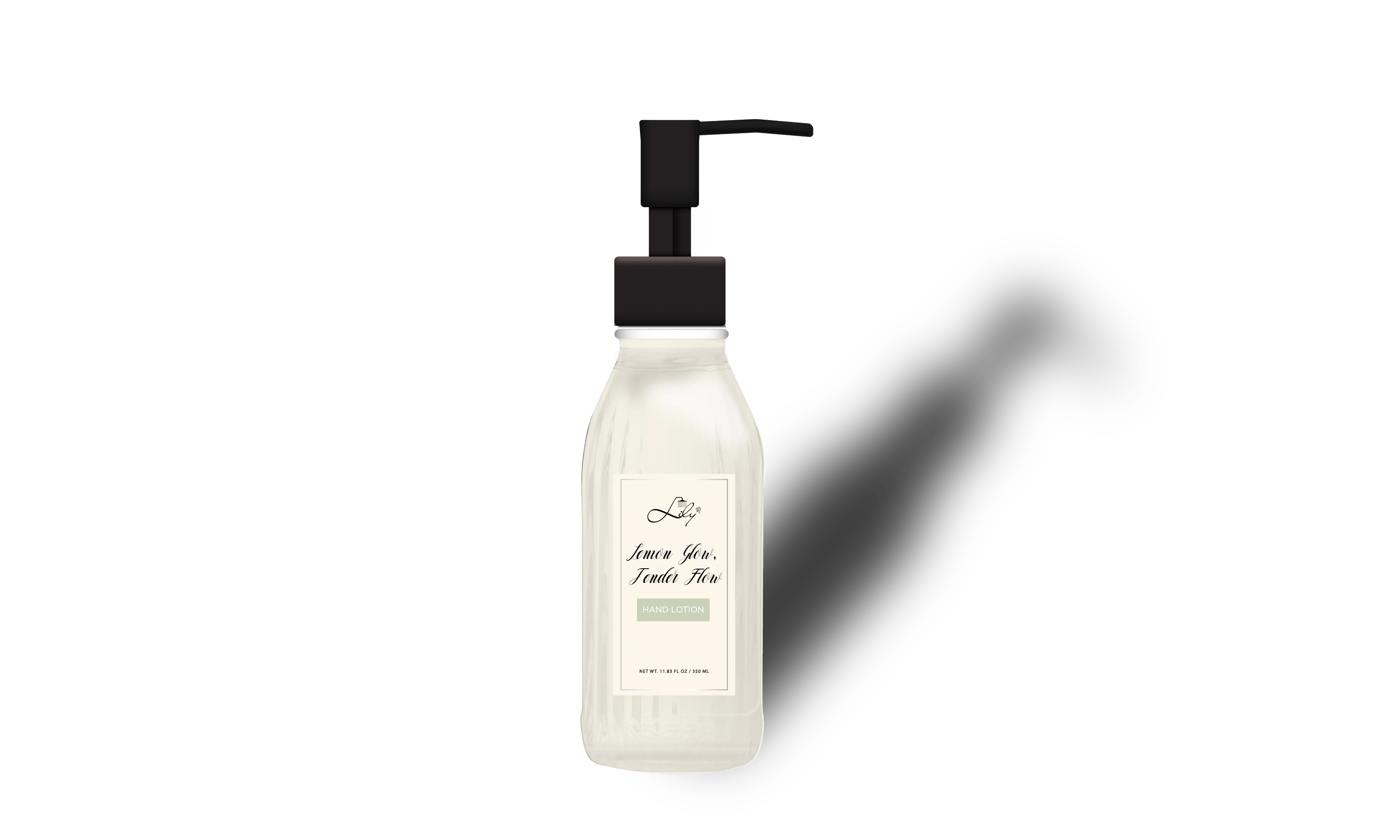Lemon Glow Lemon Glow Tender Flow Hand Lotion Label Elegant Privat Label - Lily Bath 1