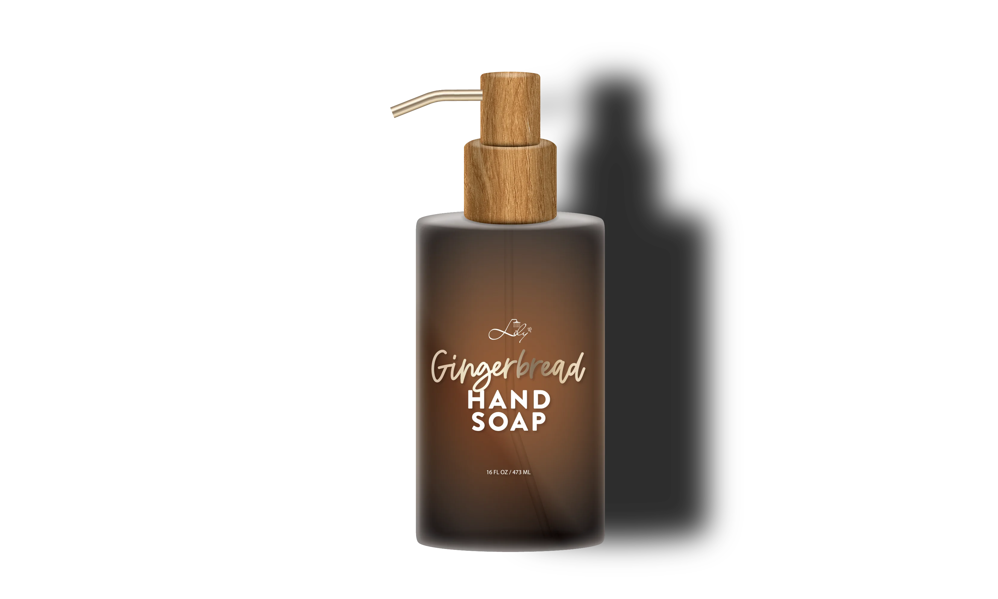 Privata etikedo Gingerbread mana sapo uzanta mildan formulon precipe por infanoj - Lily Bath 1