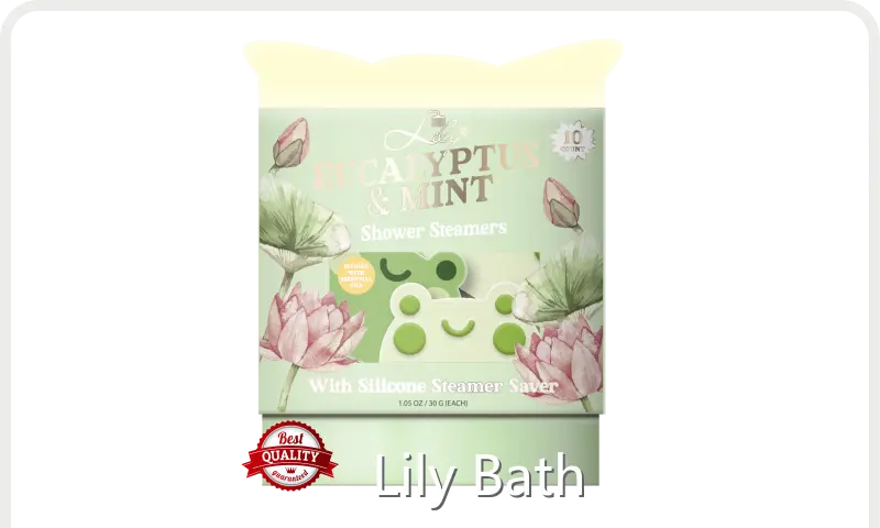 Shower Steamers Lotus-shaped Bottle - - Lily Bath 1
