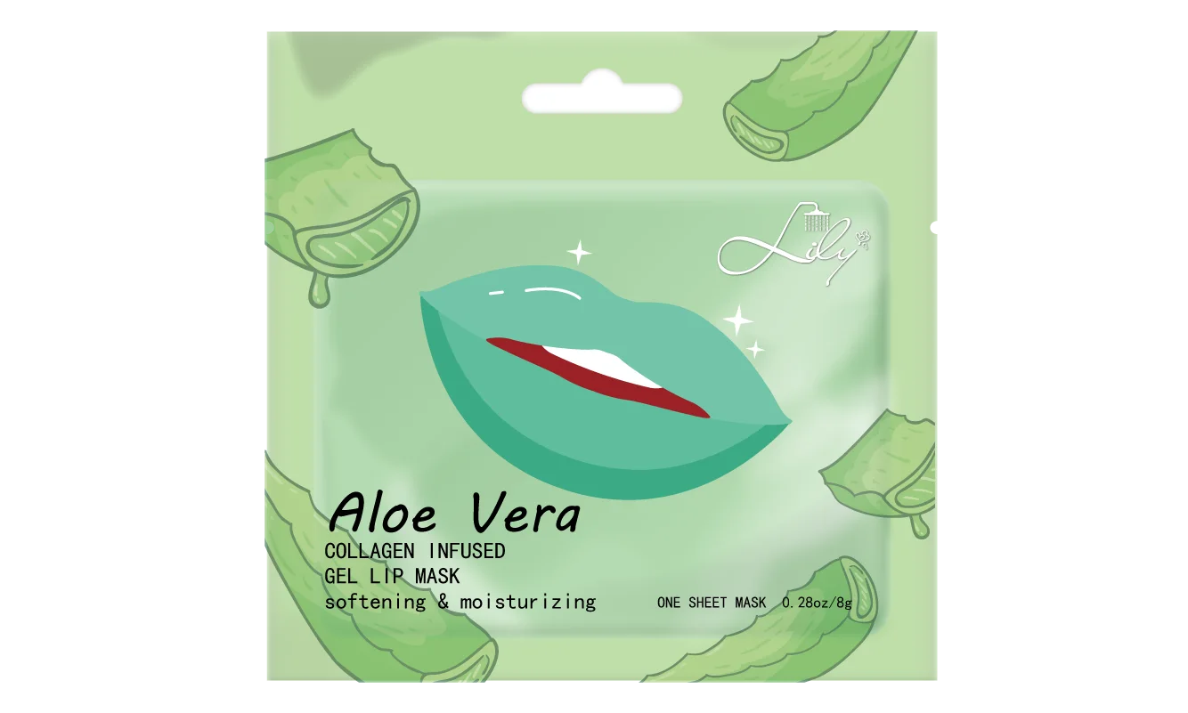 Hydrating Aloe Vera Lip Masks in OEM Private Label Package Suits All - Lily Bath 1