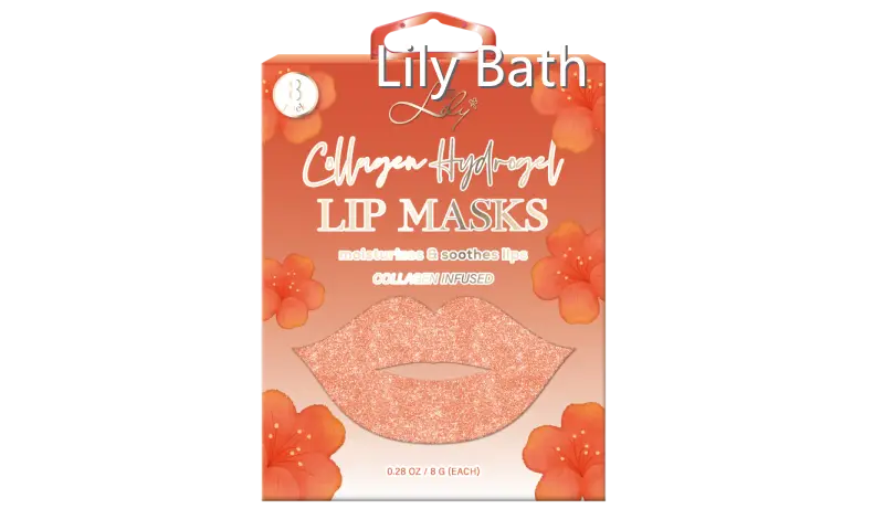 Best Quality Customized Private Label Peony Collagen Infused Hydrogel Lip Masks Manufacturer - Lily Bath-1 1