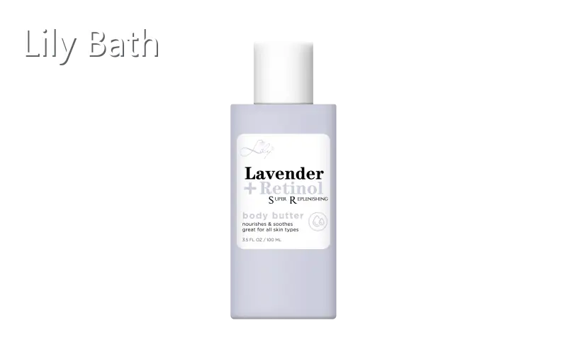 Best Quality Private Label Lavender Retinol Super Replenishing Body Butter Manufacturer - Lily Bath-1 1