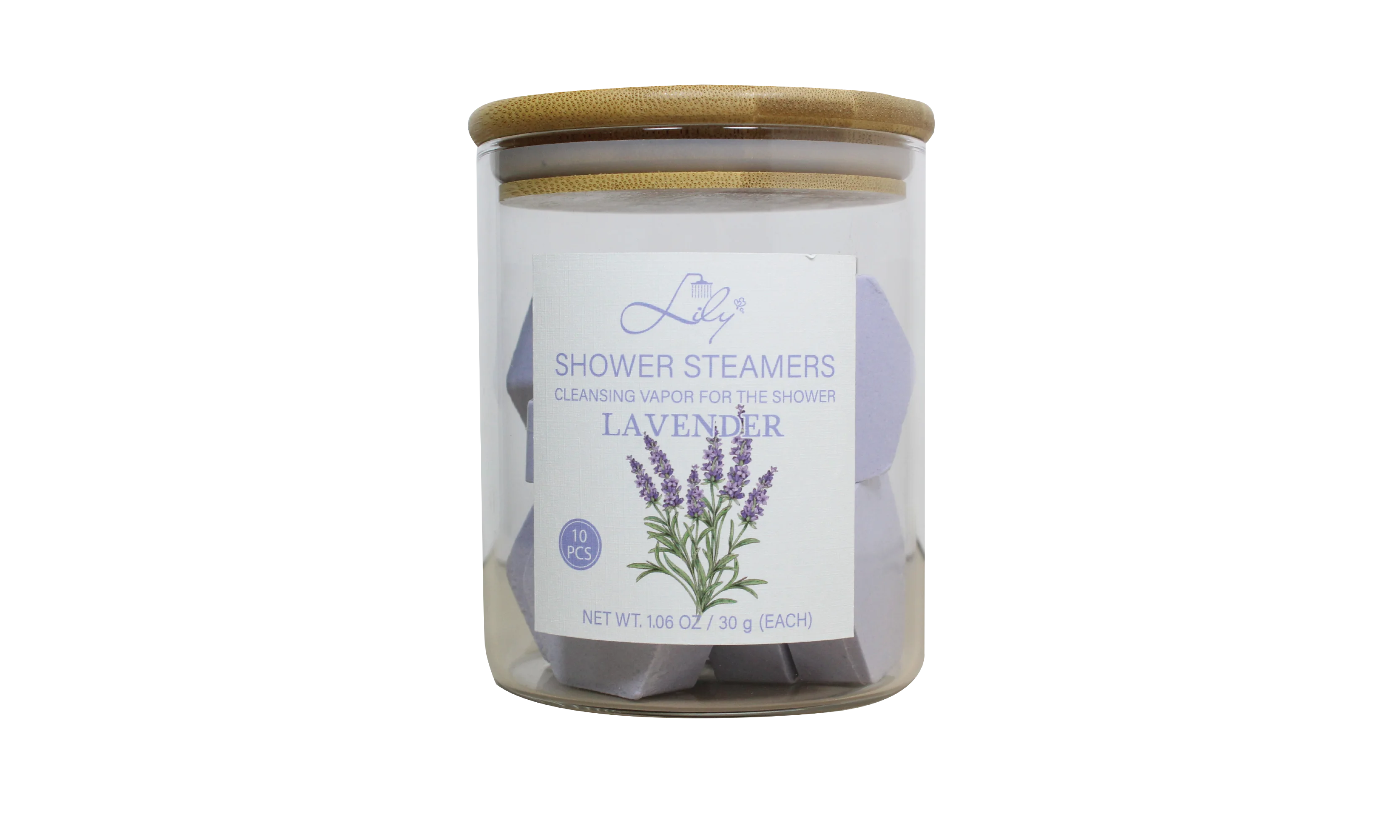 Высококачественный OEM -Custom Custom Private Label Cleansing & Успокаивающий производитель пароварки из лаванды - Lily Bath 1