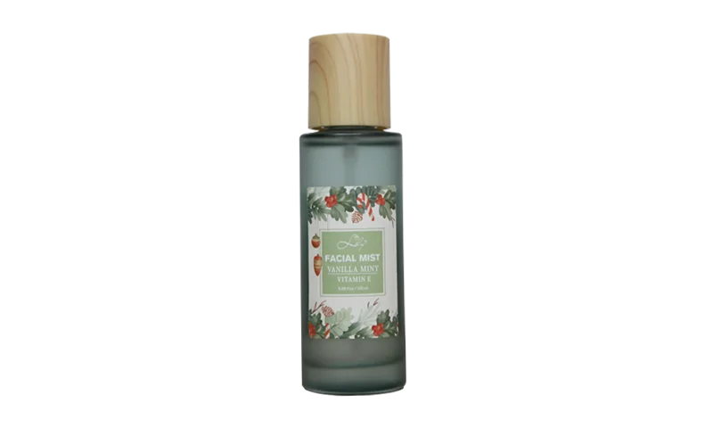Vanilla Mint Facial Serum in Private -Label -Flasche mit Vitamin E für alle Hauttypen - Lily Bath 1