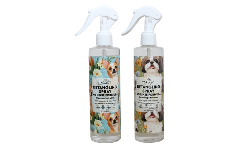 Pet Detangling Spray استخدم صيغة بدون شطف إزالة التشابك للحيوانات الأليفة - حمام الزنبق 5