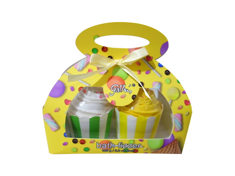 Manfaritaj banaj bomboj kun kukokuko -forma fuŝa banejo por infanoj & Plenkreskuloj - Lily Bath 1