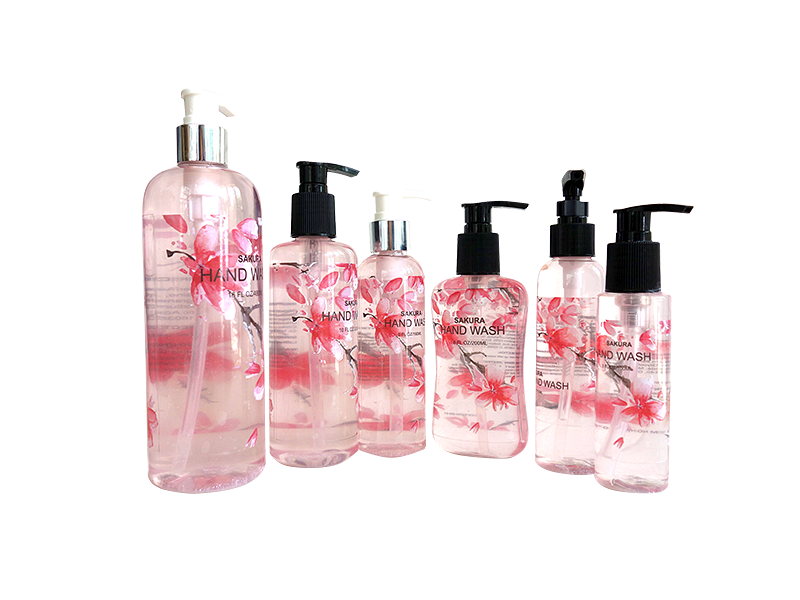 Sakura hand wassen zachte vloeibare zeep met verse kersenbloesem geur voor dagelijkse reiniging - leliebad 5