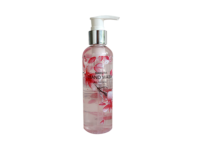 Sakura hand wassen zachte vloeibare zeep met verse kersenbloesem geur voor dagelijkse reiniging - leliebad 3