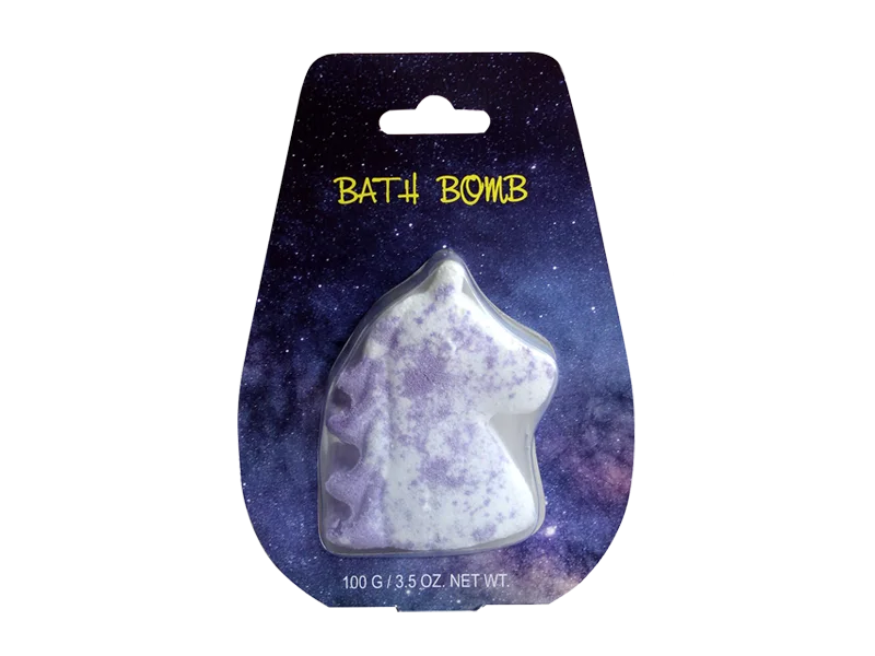 Cosmic Themed Bath Bomb with Fun Shapes & Individual Color Card Packaging - Lily Bath 1