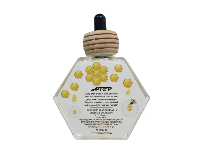 Honey Facial Oil Use Gentle Formula Infused with Natural Fresh Honey Brightening & Nourishing - Lily Bath 2
