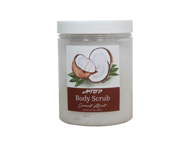 Coconut Body Scrub - 31.7 oz/900g Tropical Exfoliating Treat 1