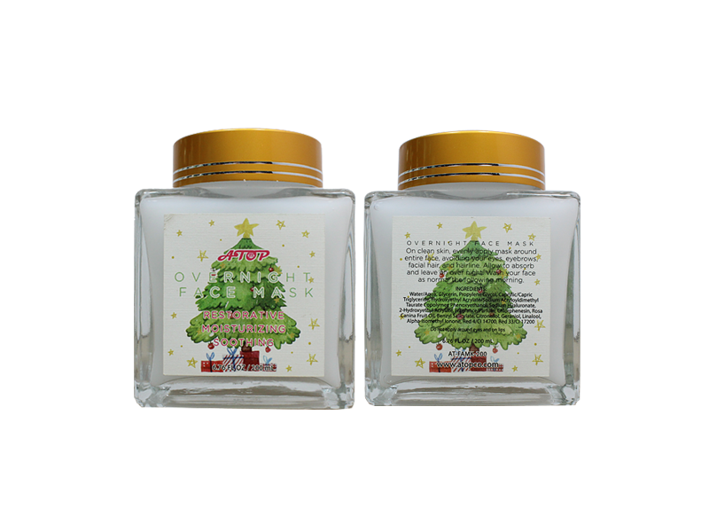 Christmas Themed Overnight Face Mask Restorative & Moisturizing & Soothing - Lily Bath 4