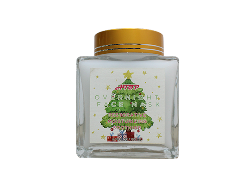 Christmas Themed Overnight Face Mask Restorative & Moisturizing & Soothing - Lily Bath 1