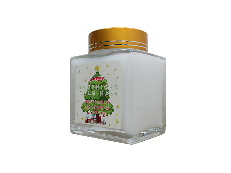 Christmas Themed Overnight Face Mask Restorative & Moisturizing & Soothing - Lily Bath 3