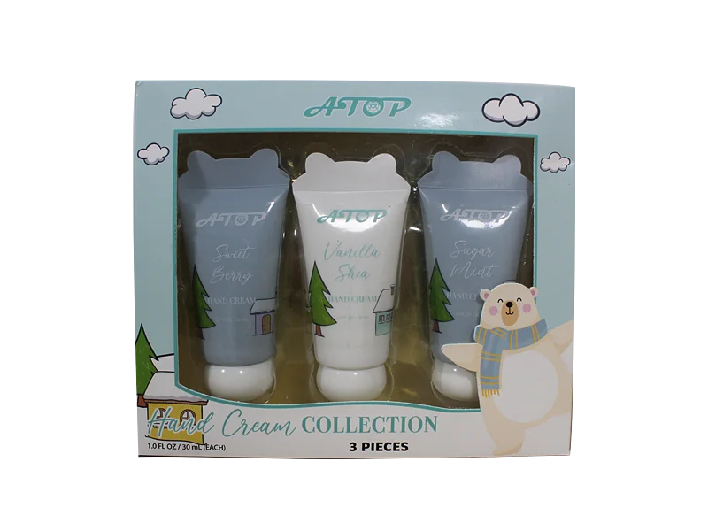 3 Pieces Hand Cream Collection - Sweet Berry, Vanilla Shea, Sugar Mint with Open Window Color Box Gift Set (1 oz / 30mL Each) 1