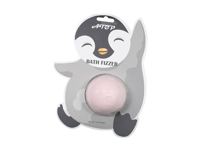 Collezione di adorabili effervescenti da bagno a forma di animale in blister e confezione di cartone: divertimento frizzante per ogni bagno 1