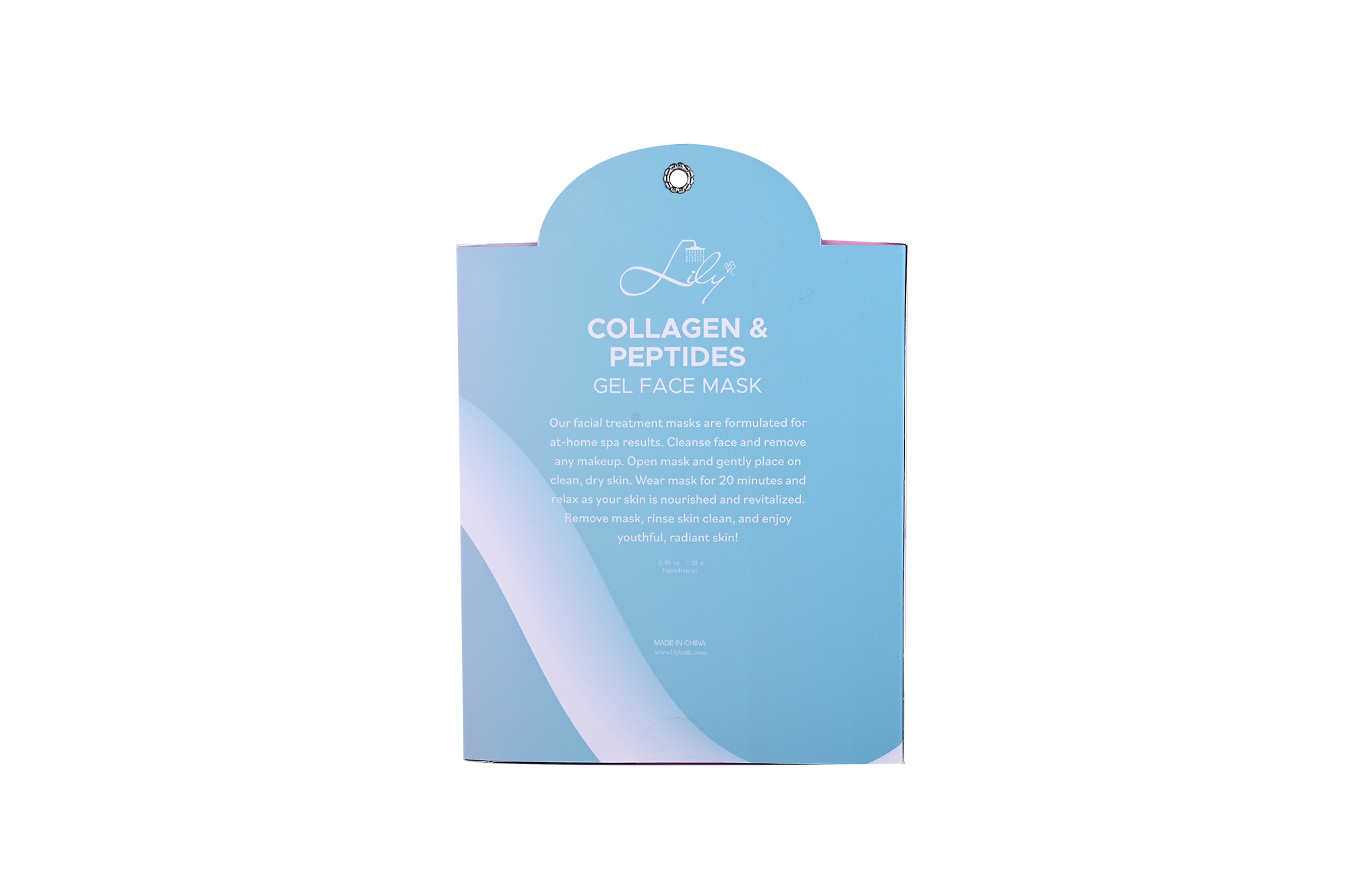 Hydrating Collagen Peptide Face Mask Soothing Gel Formula for Plump & Dewy Skin - Lily Bath 3
