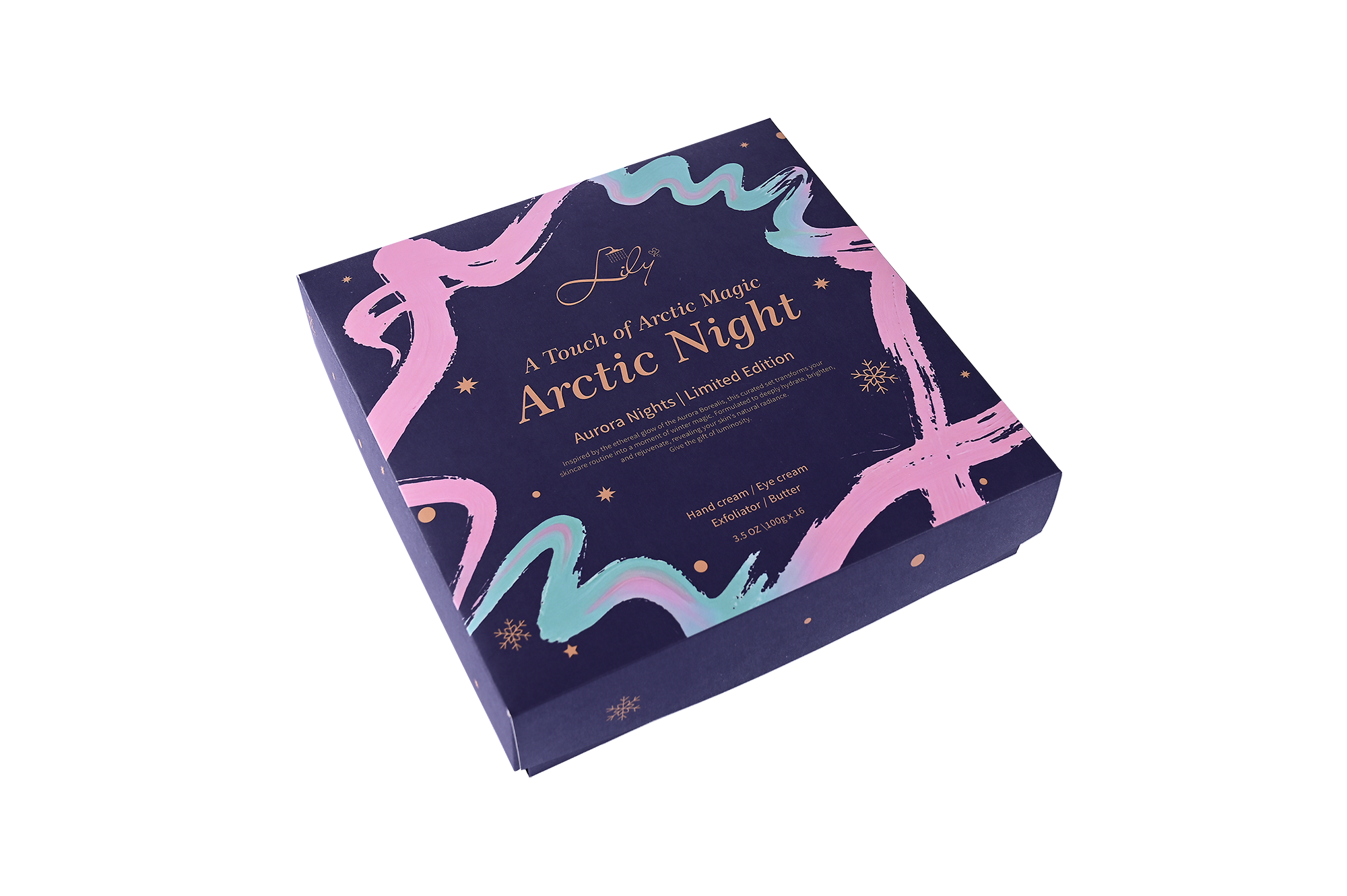 Coleção de cuidados com a pele Arctic Night em edição limitada traz um toque de magia ártica - Lily Bath 5