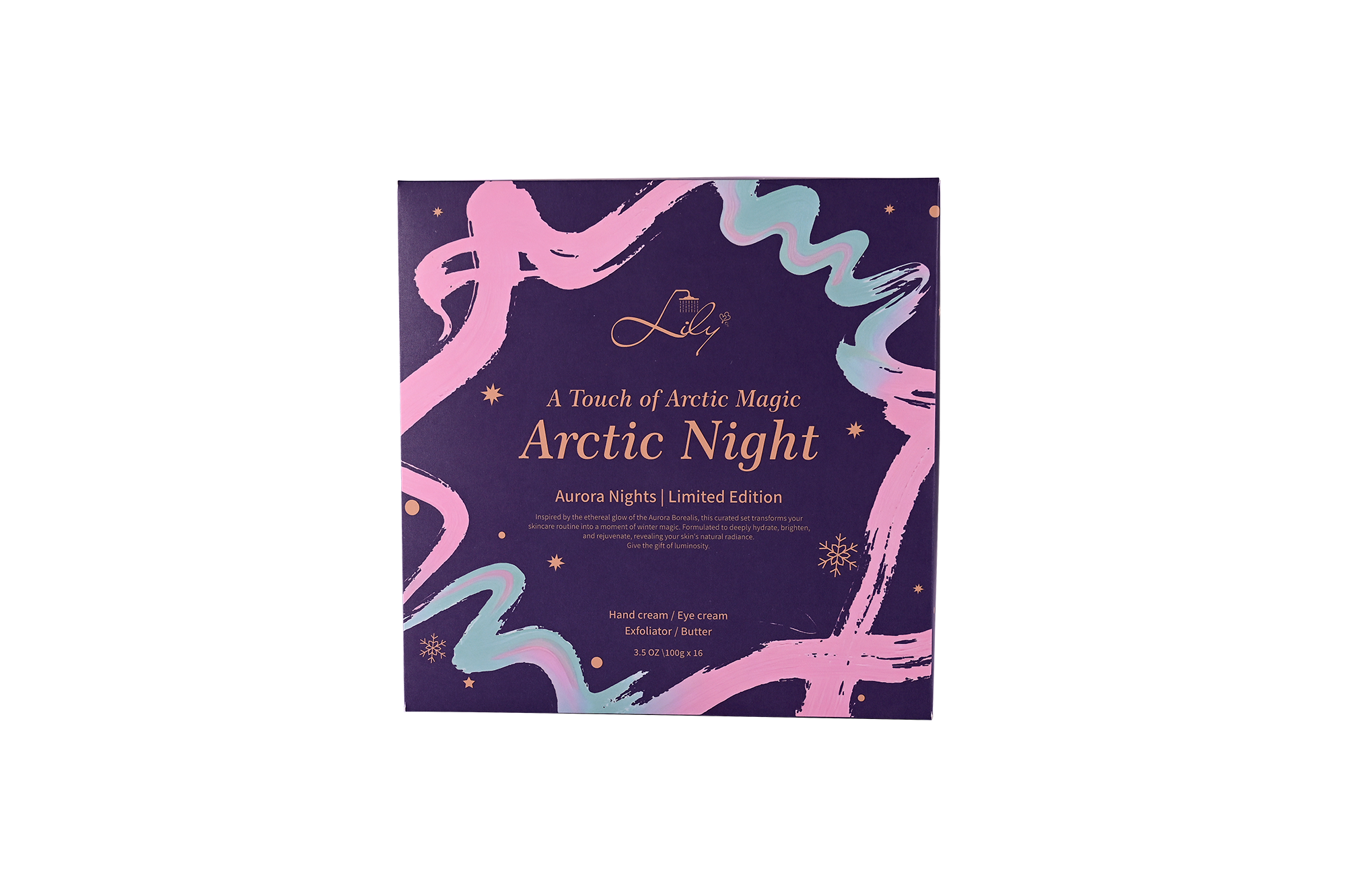 Coleção de cuidados com a pele Arctic Night em edição limitada traz um toque de magia ártica - Lily Bath 4