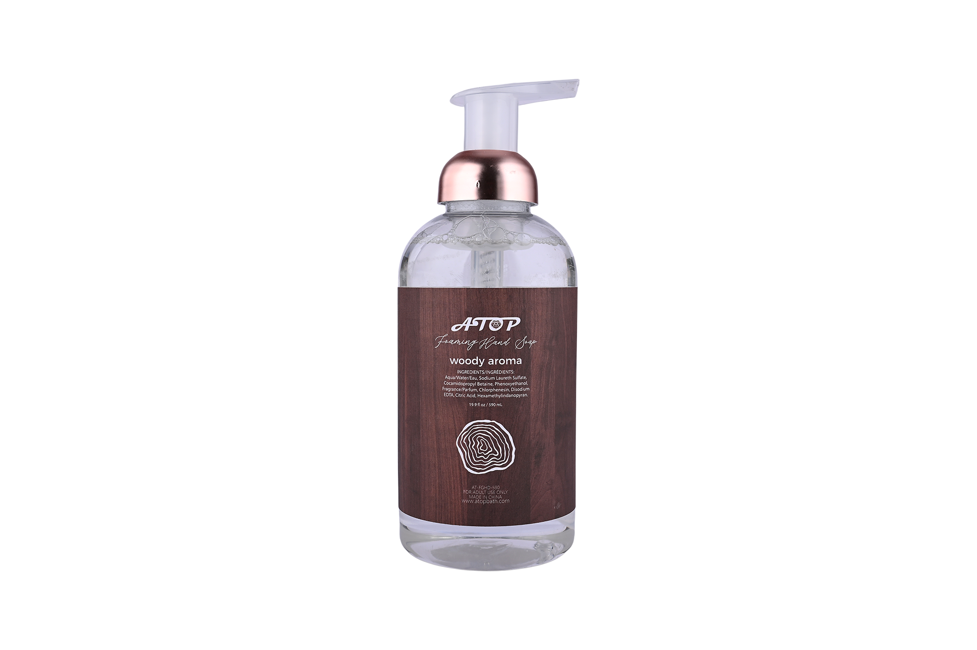 صابون رغوي لليدين برائحة خشبية مخصصة للتنظيف اللطيف والترطيب - ليلي باث 3