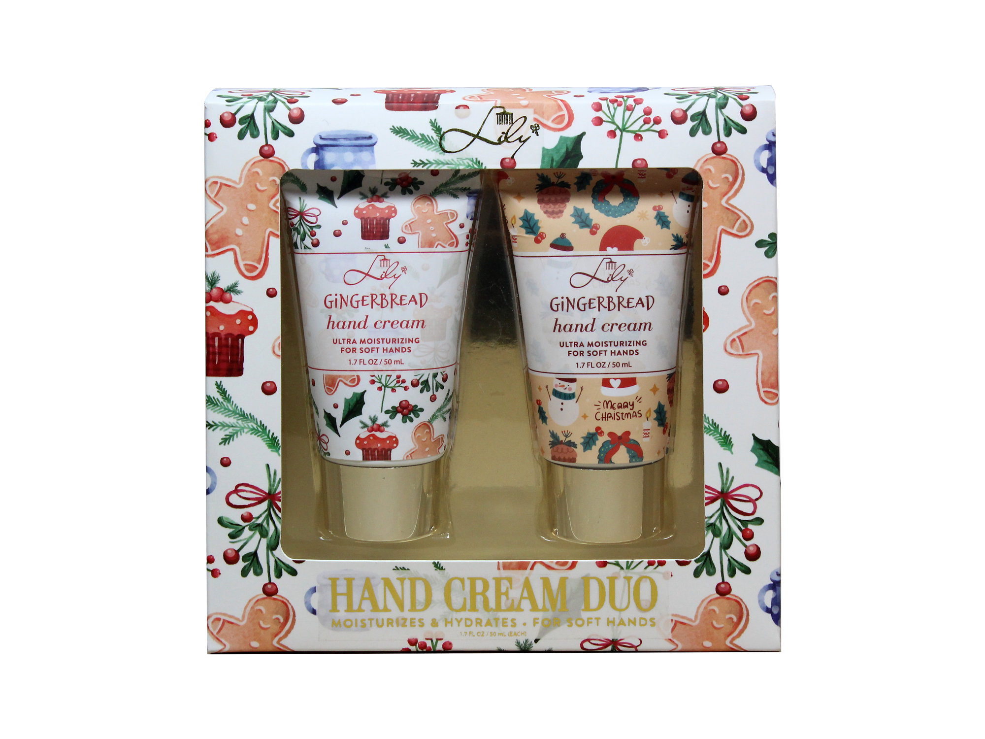 1.7 FL OZ / 50 mL Ultra Moisturizing gingerbread Hand cream for soft Hands 1
