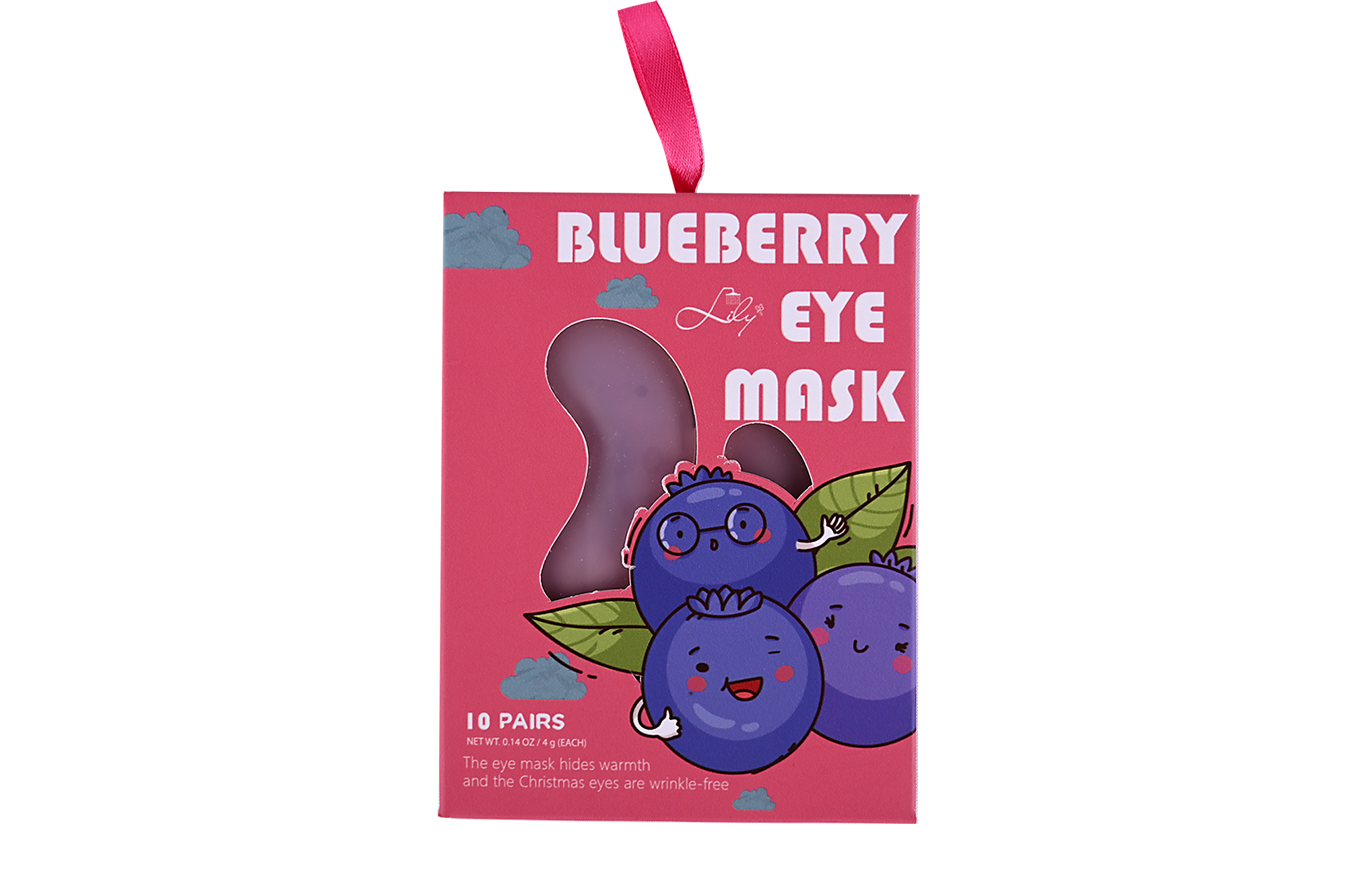 Blaubeer-Augenmaske