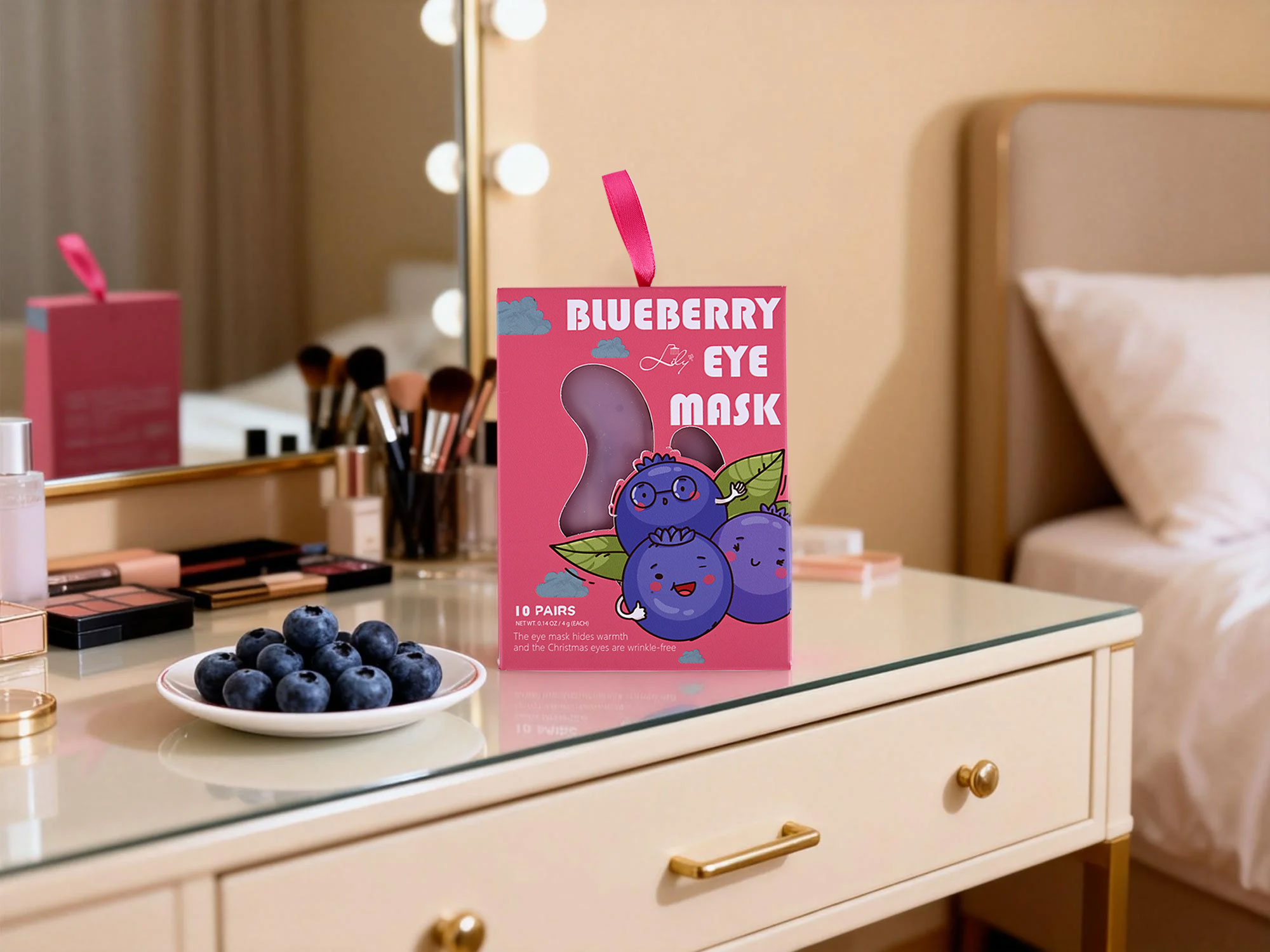 10 Paar Blaubeer-Augenmasken – Feuchtigkeitsspendende, aufhellende und erfrischende Augenpflege 1
