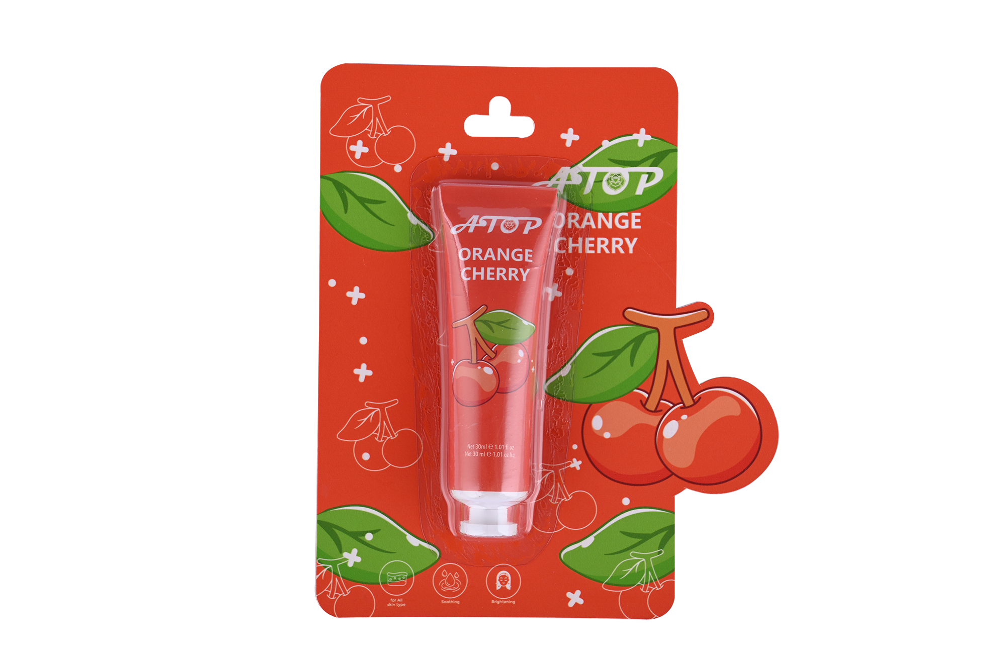 1.01 Fl oz / 30 mL Travel Size Orange Cherry Nourishing & Refreshing Hand Cream 3