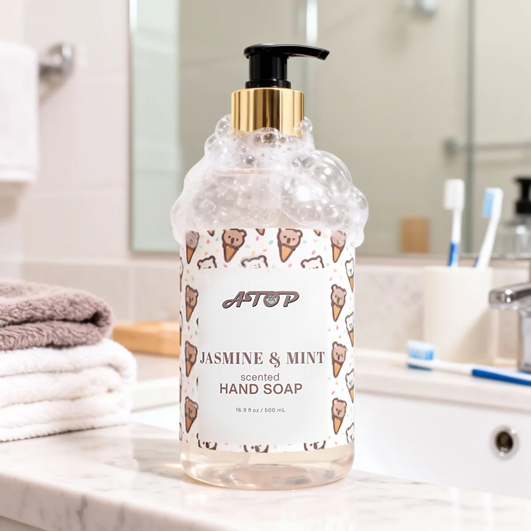 Verfrissende handzeep met jasmijn en munt - 500 ml | Aromatische en milde reiniging 3