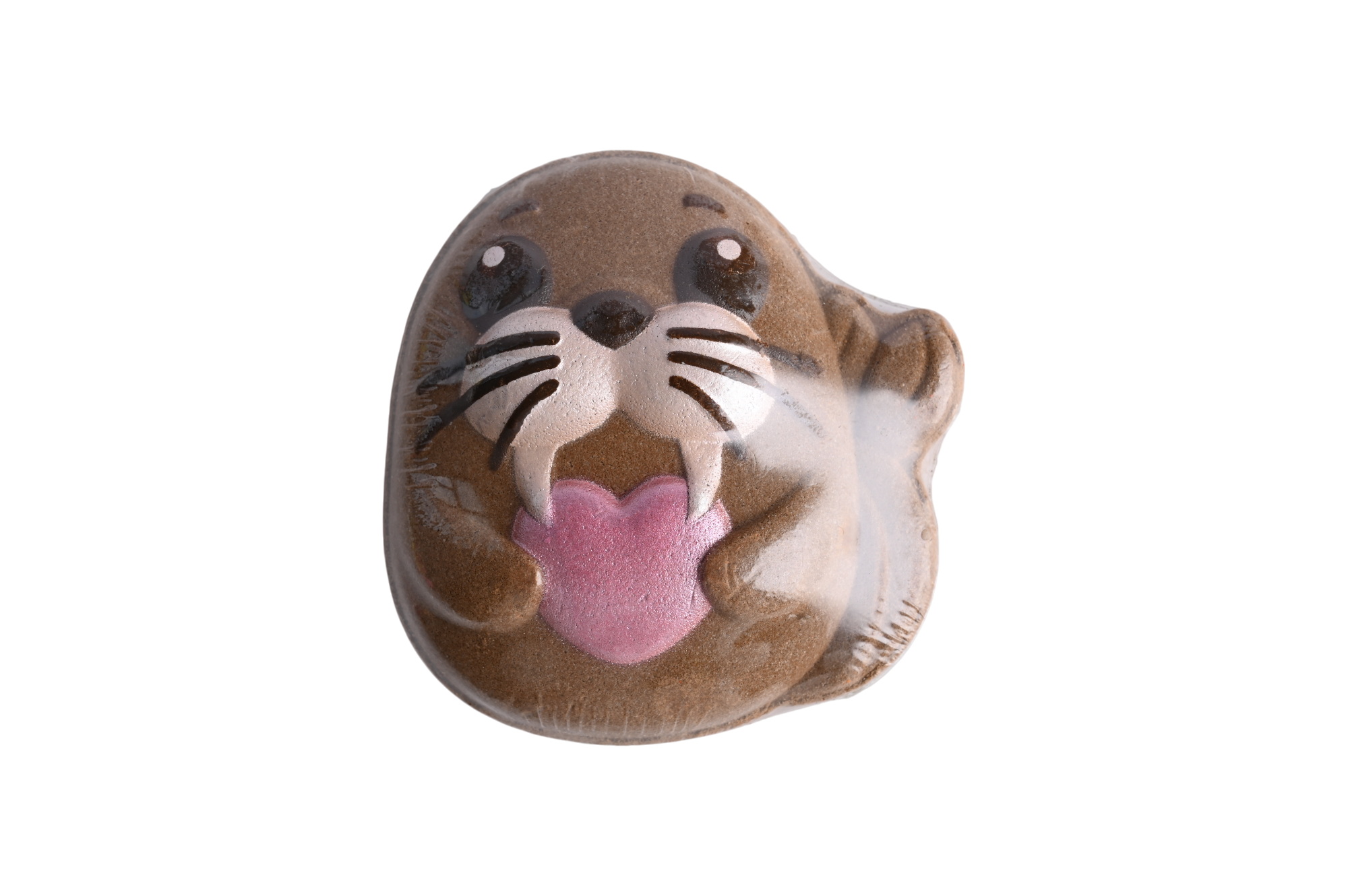 Cute Walrus Shaped Bath Bomb - Handmade Bath Fizzers with a Sweetheart Surprise 1