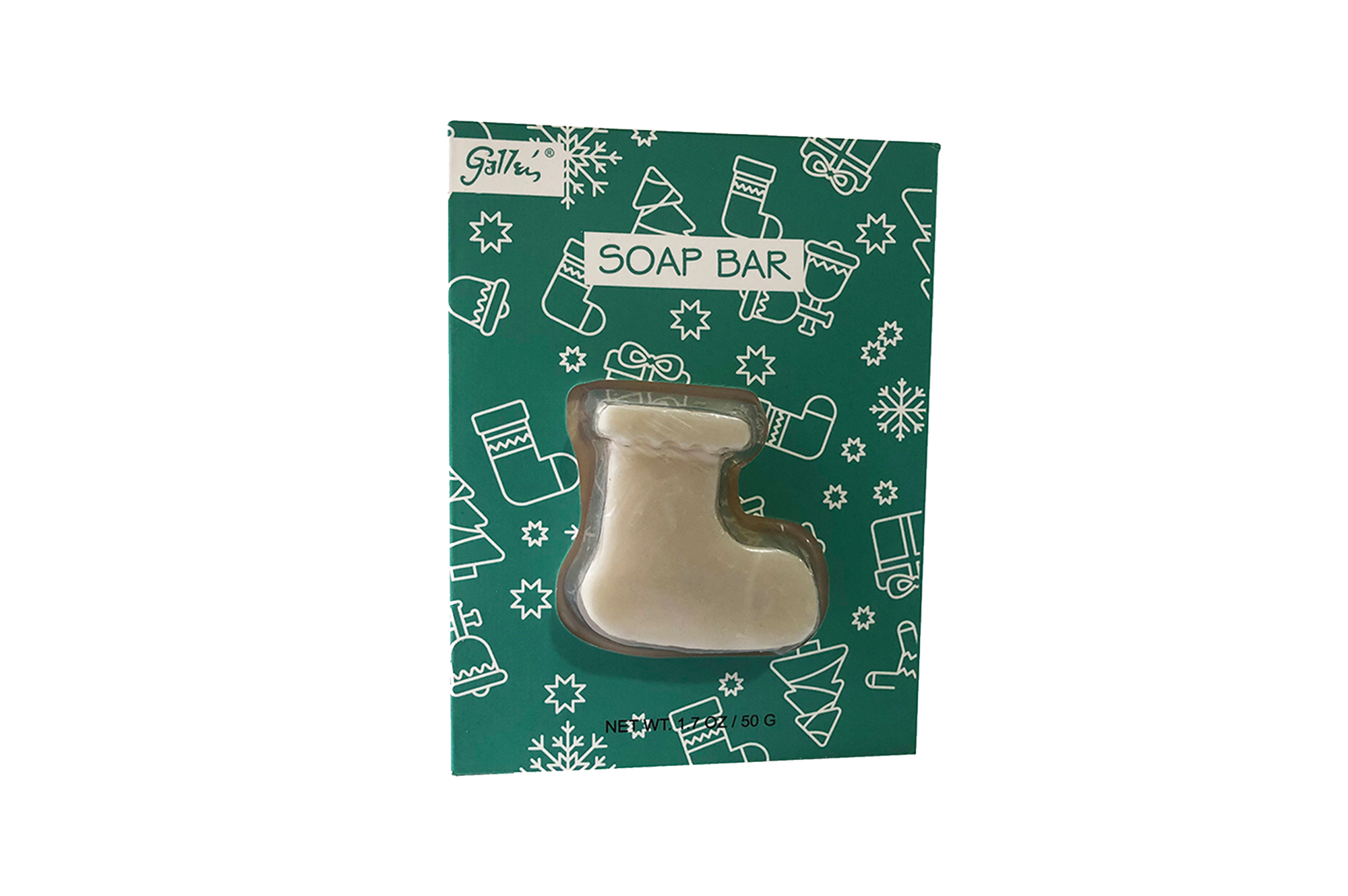 50g boot shaped small soap bar set Christmas gift for kids OEM