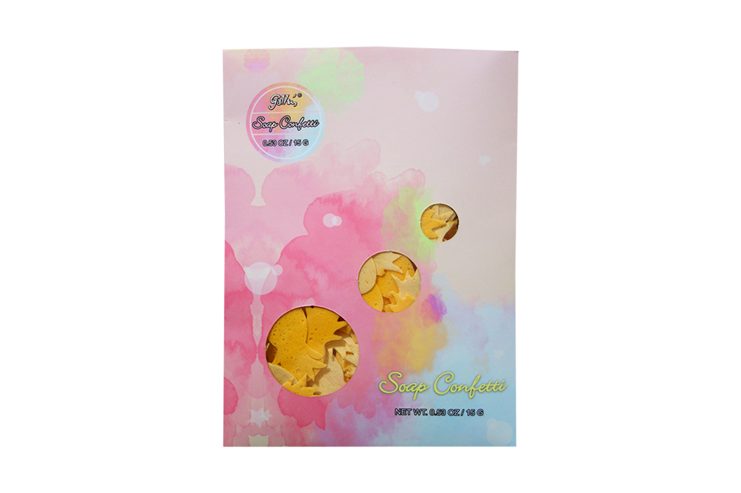 Gevormde badconfetti