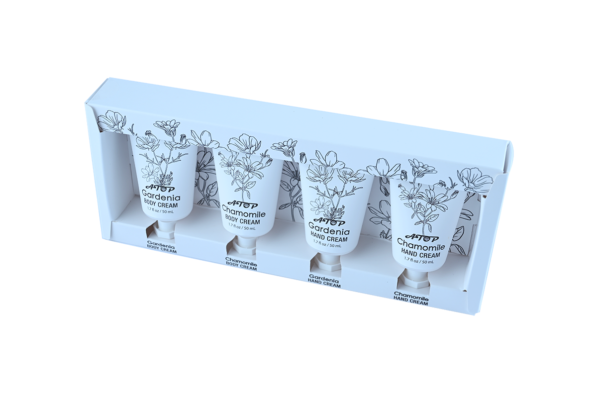 Conjunto de Creme Corporal e Creme para Mãos Gardenia &amp; Camomila - Coleção Nutritiva e Hidratante Floral 2