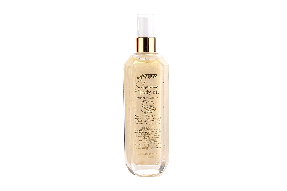 100mL Perfume Lily Shimmer Body Oil with Vitamin C - Illuminating Moisturizing Dry Oil for Radiant, Glowing Skin 4